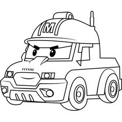 Dibujo para colorear: Robocar Poli (Dibujos Animados y Series Animadas) #185700 - Dibujos para Colorear e Imprimir Gratis