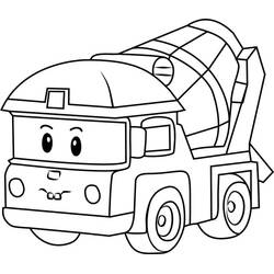 Dibujo para colorear: Robocar Poli (Dibujos Animados y Series Animadas) #185702 - Dibujos para Colorear e Imprimir Gratis