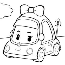 Dibujo para colorear: Robocar Poli (Dibujos Animados y Series Animadas) #185703 - Dibujos para Colorear e Imprimir Gratis
