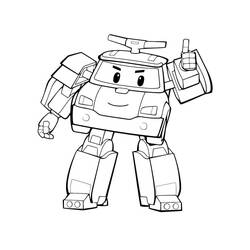Dibujo para colorear: Robocar Poli (Dibujos Animados y Series Animadas) #185706 - Dibujos para Colorear e Imprimir Gratis