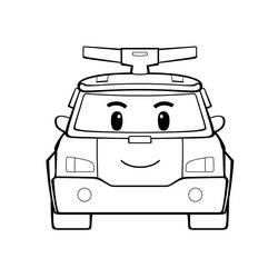 Dibujo para colorear: Robocar Poli (Dibujos Animados y Series Animadas) #185707 - Dibujos para Colorear e Imprimir Gratis