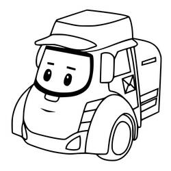 Dibujo para colorear: Robocar Poli (Dibujos Animados y Series Animadas) #185708 - Dibujos para Colorear e Imprimir Gratis