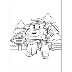 Dibujo para colorear: Robocar Poli (Dibujos Animados y Series Animadas) #185709 - Dibujos para Colorear e Imprimir Gratis