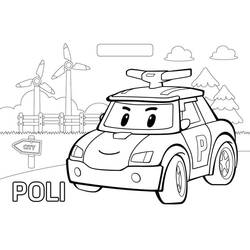 Dibujo para colorear: Robocar Poli (Dibujos Animados y Series Animadas) #185710 - Dibujos para Colorear e Imprimir Gratis