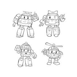 Dibujo para colorear: Robocar Poli (Dibujos Animados y Series Animadas) #185713 - Dibujos para Colorear e Imprimir Gratis