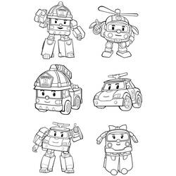 Dibujo para colorear: Robocar Poli (Dibujos Animados y Series Animadas) #185715 - Dibujos para Colorear e Imprimir Gratis