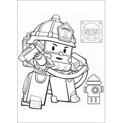 Dibujo para colorear: Robocar Poli (Dibujos Animados y Series Animadas) #185718 - Dibujos para Colorear e Imprimir Gratis