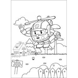 Dibujo para colorear: Robocar Poli (Dibujos Animados y Series Animadas) #185719 - Dibujos para Colorear e Imprimir Gratis