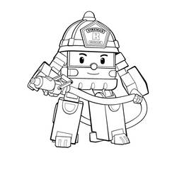 Dibujo para colorear: Robocar Poli (Dibujos Animados y Series Animadas) #185721 - Dibujos para Colorear e Imprimir Gratis