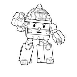 Dibujos para colorear: Robocar Poli - Dibujos para Colorear e Imprimir Gratis