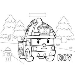 Dibujo para colorear: Robocar Poli (Dibujos Animados y Series Animadas) #185726 - Dibujos para Colorear e Imprimir Gratis