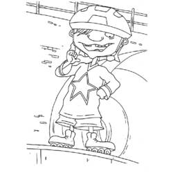 Dibujo para colorear: Rocket Power (Dibujos Animados y Series Animadas) #52240 - Dibujos para Colorear e Imprimir Gratis