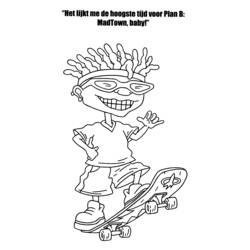 Dibujo para colorear: Rocket Power (Dibujos Animados y Series Animadas) #52249 - Dibujos para Colorear e Imprimir Gratis