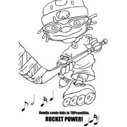 Dibujo para colorear: Rocket Power (Dibujos Animados y Series Animadas) #52589 - Dibujos para Colorear e Imprimir Gratis