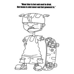 Dibujo para colorear: Rocket Power (Dibujos Animados y Series Animadas) #52598 - Dibujos para Colorear e Imprimir Gratis