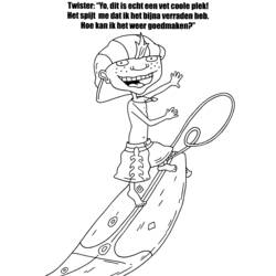 Dibujo para colorear: Rocket Power (Dibujos Animados y Series Animadas) #52637 - Dibujos para Colorear e Imprimir Gratis