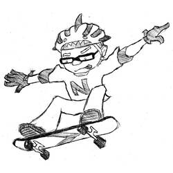 Dibujo para colorear: Rocket Power (Dibujos Animados y Series Animadas) #52662 - Dibujos para Colorear e Imprimir Gratis