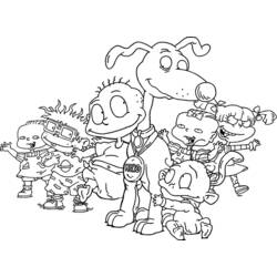 Dibujo para colorear: Rugrats (Dibujos Animados y Series Animadas) #52809 - Dibujos para Colorear e Imprimir Gratis