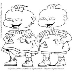 Dibujo para colorear: Rugrats (Dibujos Animados y Series Animadas) #52843 - Dibujos para Colorear e Imprimir Gratis