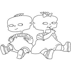 Dibujo para colorear: Rugrats (Dibujos Animados y Series Animadas) #52886 - Dibujos para Colorear e Imprimir Gratis