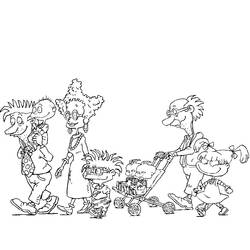 Dibujo para colorear: Rugrats (Dibujos Animados y Series Animadas) #52890 - Dibujos para Colorear e Imprimir Gratis