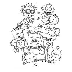 Dibujo para colorear: Rugrats (Dibujos Animados y Series Animadas) #52929 - Dibujos para Colorear e Imprimir Gratis