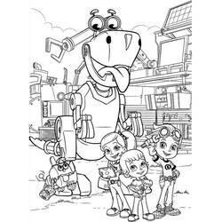 Dibujo para colorear: Rusty Rivets (Dibujos Animados y Series Animadas) #195767 - Dibujos para Colorear e Imprimir Gratis