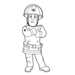 Dibujo para colorear: Sam el Bombero (Dibujos Animados y Series Animadas) #39770 - Dibujos para Colorear e Imprimir Gratis