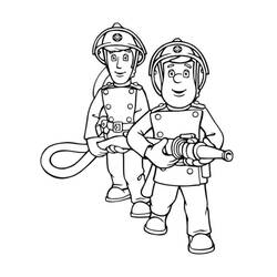 Dibujo para colorear: Sam el Bombero (Dibujos Animados y Series Animadas) #39774 - Dibujos para Colorear e Imprimir Gratis