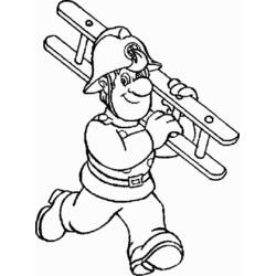 Dibujo para colorear: Sam el Bombero (Dibujos Animados y Series Animadas) #39782 - Dibujos para Colorear e Imprimir Gratis