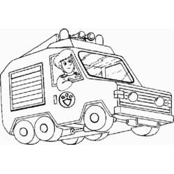 Dibujo para colorear: Sam el Bombero (Dibujos Animados y Series Animadas) #39784 - Dibujos para Colorear e Imprimir Gratis