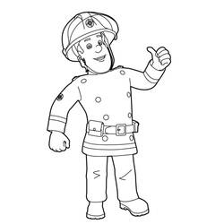 Dibujo para colorear: Sam el Bombero (Dibujos Animados y Series Animadas) #39785 - Dibujos para Colorear e Imprimir Gratis