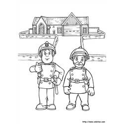 Dibujo para colorear: Sam el Bombero (Dibujos Animados y Series Animadas) #39787 - Dibujos para Colorear e Imprimir Gratis