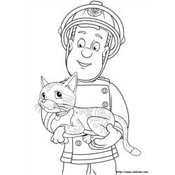 Dibujo para colorear: Sam el Bombero (Dibujos Animados y Series Animadas) #39797 - Dibujos para Colorear e Imprimir Gratis