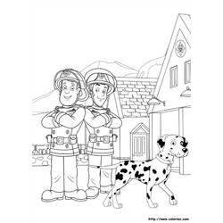 Dibujo para colorear: Sam el Bombero (Dibujos Animados y Series Animadas) #39804 - Dibujos para Colorear e Imprimir Gratis