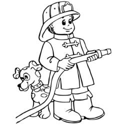 Dibujos para colorear: Sam el Bombero - Dibujos para Colorear e Imprimir Gratis