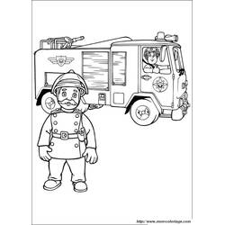 Dibujo para colorear: Sam el Bombero (Dibujos Animados y Series Animadas) #39822 - Dibujos para Colorear e Imprimir Gratis