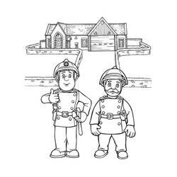 Dibujo para colorear: Sam el Bombero (Dibujos Animados y Series Animadas) #39839 - Dibujos para Colorear e Imprimir Gratis