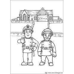 Dibujo para colorear: Sam el Bombero (Dibujos Animados y Series Animadas) #39841 - Dibujos para Colorear e Imprimir Gratis
