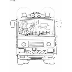 Dibujo para colorear: Sam el Bombero (Dibujos Animados y Series Animadas) #39862 - Dibujos para Colorear e Imprimir Gratis