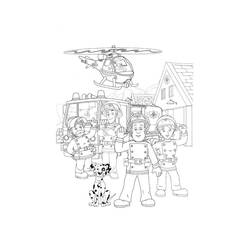 Dibujo para colorear: Sam el Bombero (Dibujos Animados y Series Animadas) #39864 - Dibujos para Colorear e Imprimir Gratis