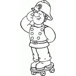 Dibujo para colorear: Sam el Bombero (Dibujos Animados y Series Animadas) #39877 - Dibujos para Colorear e Imprimir Gratis