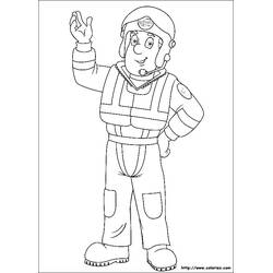 Dibujo para colorear: Sam el Bombero (Dibujos Animados y Series Animadas) #39883 - Dibujos para Colorear e Imprimir Gratis