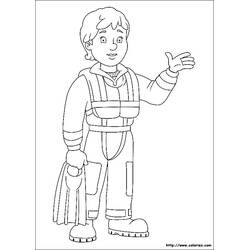 Dibujo para colorear: Sam el Bombero (Dibujos Animados y Series Animadas) #39890 - Dibujos para Colorear e Imprimir Gratis