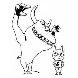 Dibujo para colorear: SamSam (Dibujos Animados y Series Animadas) #39606 - Dibujos para Colorear e Imprimir Gratis