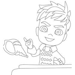Dibujo para colorear: Santiago de los Mares (Dibujos Animados y Series Animadas) #185668 - Dibujos para Colorear e Imprimir Gratis