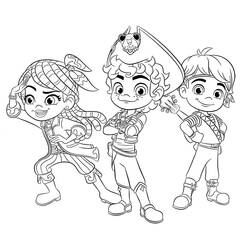 Dibujo para colorear: Santiago de los Mares (Dibujos Animados y Series Animadas) #185674 - Dibujos para Colorear e Imprimir Gratis