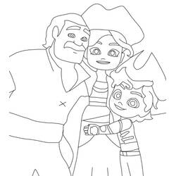 Dibujo para colorear: Santiago de los Mares (Dibujos Animados y Series Animadas) #185676 - Dibujos para Colorear e Imprimir Gratis