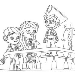 Dibujo para colorear: Santiago de los Mares (Dibujos Animados y Series Animadas) #185679 - Dibujos para Colorear e Imprimir Gratis