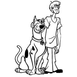 Dibujo para colorear: Scooby Doo (Dibujos Animados y Series Animadas) #31313 - Dibujos para Colorear e Imprimir Gratis